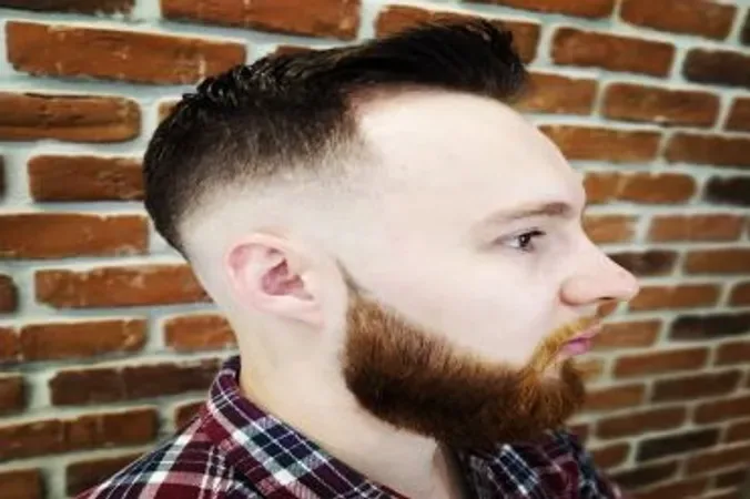 Barbe taillée et dégradé