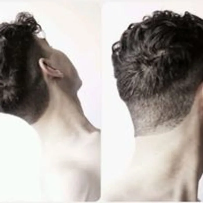 Deux nuques après la coupe