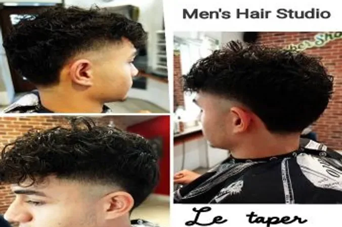 Le taper, sur cheveux bouclés
